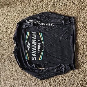 Savannah, Georgia Long sleeved t-shirt, black, size M
